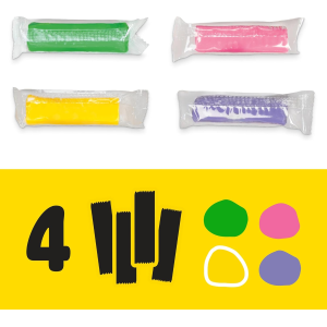 HASBRO G2322 PLAY-DOH - MICKEY DISNEY JUNIOR, Happy Stackable, Set di Giocattoli per età prescolare - 2 ANNI+