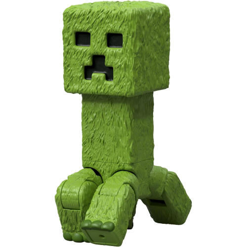 MATTEL JFR58 MINECRAFT MOVIE, PERSONAGGIO CREEPER, action figure alto 10 cm e ispirato al film e al videogioco