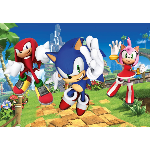 CLEMENTONI 25754 PUZZLES MAXI 104 PZ. SONIC - 4 ANNI+