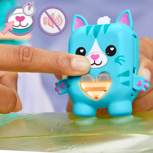 HASBRO G2208 NANOMALS, Pawtricia la gattina blu, cucciolo elettronico antistress - per Bambini e Bambine dai 5 Anni in Su