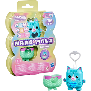 HASBRO G2208 NANOMALS, Pawtricia la gattina blu, cucciolo elettronico antistress - per Bambini e Bambine dai 5 Anni in Su