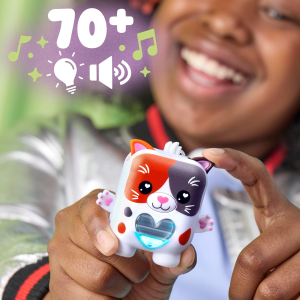 HASBRO G2209 NANOMALS, Purrnelope la gatta tricolore, cucciolo elettronico antistress - per Bambini e Bambine dai 5 Anni in Su