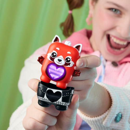 HASBRO G2215 NANOMALS, Pamanda il panda rosso, cucciolo elettronico antistress - per Bambini e Bambine dai 5 Anni in Su