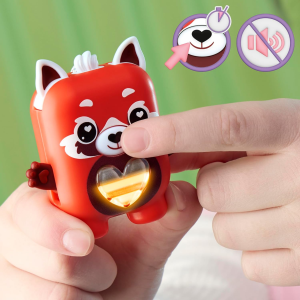 HASBRO G2215 NANOMALS, Pamanda il panda rosso, cucciolo elettronico antistress - per Bambini e Bambine dai 5 Anni in Su