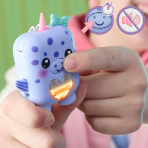 HASBRO G2214 NANOMALS, Blubby il narvalo, cucciolo elettronico antistress - per Bambini e Bambine dai 5 Anni in Su