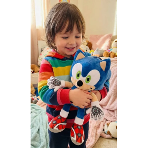 SONIC THE HEDGEHOG,  PELUCHE 30 CM - 242562A/30 - 0 MESI+