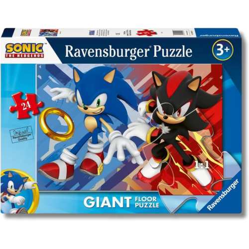 RAVENSBURGER 12004215 PUZZLE MAXI 24 PEZZI SONIC - 3 ANNI +