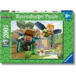 RAVENSBURGER 120041443 PUZZLES 200 MINECRAFT - 8 ANNI +