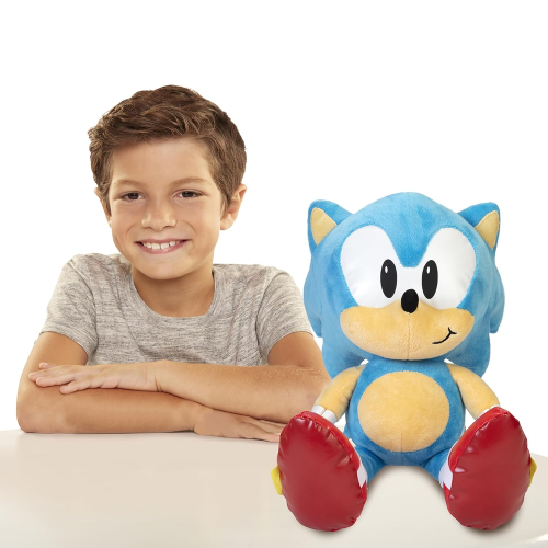JAKKS - SONIC THE HEDGEHOG,  SONIC PELUCHE 40 CM - 40478 - 3 ANNI+
