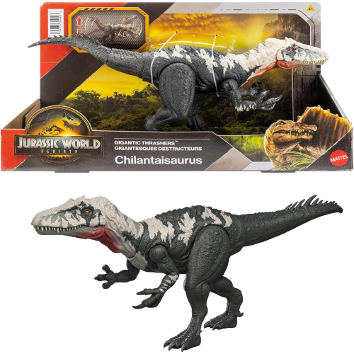 MATTEL JGB95 JURASSIC WORLD LA RINASCITA - Chilantaisaurus, specie di dinosauro giocattolo di grandi dimensioni 