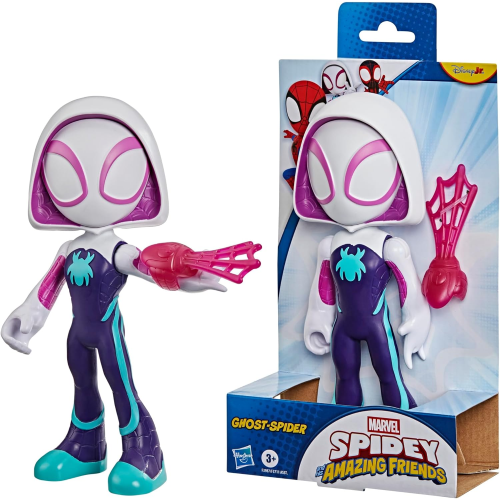 HASBRO F3987 SPIDEY AMAZING FRIENDS- FIGURA MEGA GHOST-SPIDER - 3 ANNI+