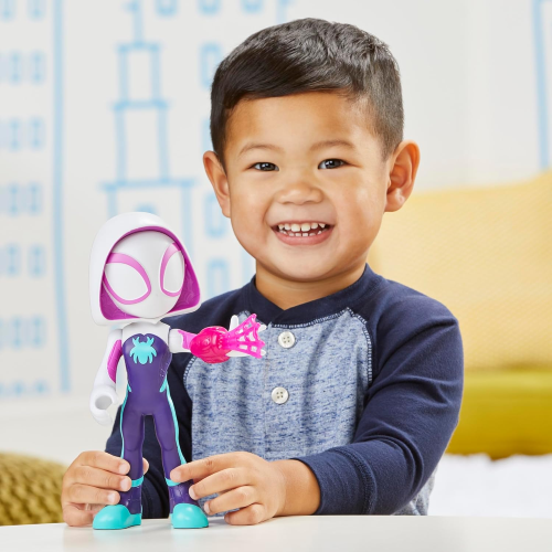 HASBRO F3987 SPIDEY AMAZING FRIENDS- FIGURA MEGA GHOST-SPIDER - 3 ANNI+