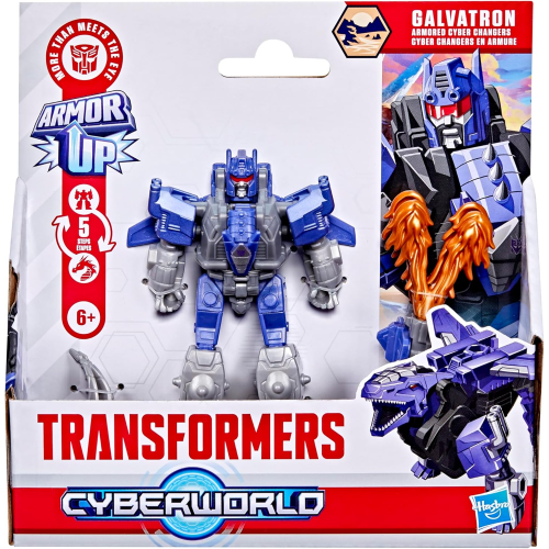 HASBRO G1052 TRANSFORMERS CYBERWORLD, GALVATRON - 6 ANNI+