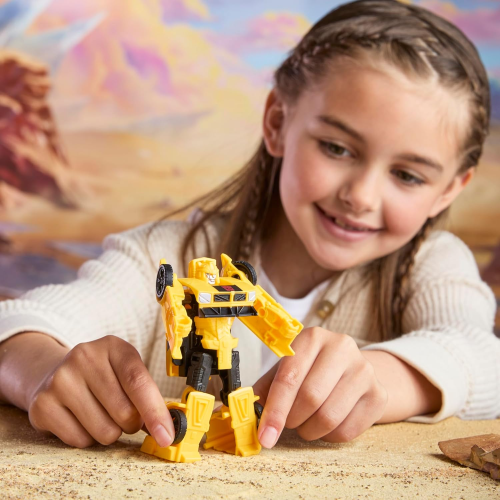HASBRO G1045 TRANSFORMERS CYBERWORLD, BUMBLEBEE - 6 ANNI+