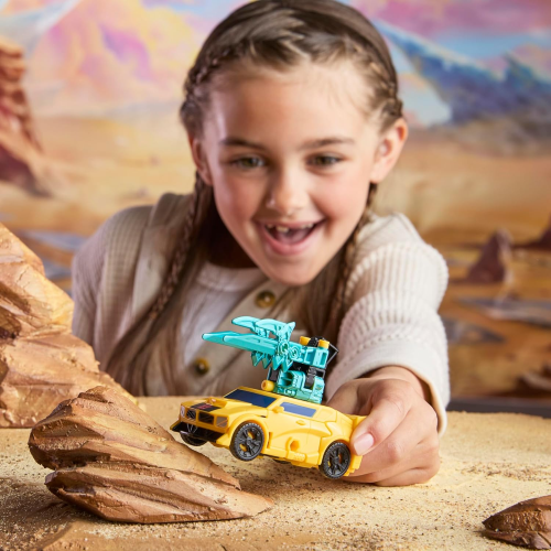 HASBRO G1045 TRANSFORMERS CYBERWORLD, BUMBLEBEE - 6 ANNI+