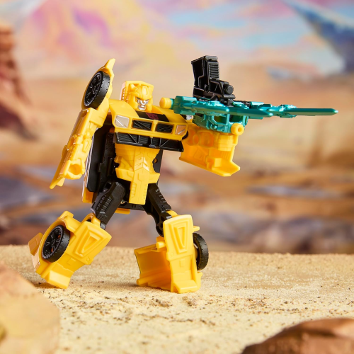 HASBRO G1045 TRANSFORMERS CYBERWORLD, BUMBLEBEE - 6 ANNI+