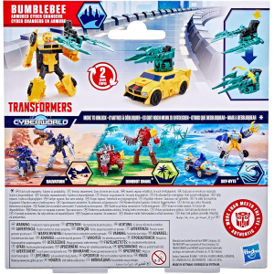 HASBRO G1045 TRANSFORMERS CYBERWORLD, BUMBLEBEE - 6 ANNI+