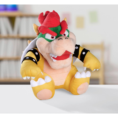 NINTENDO 109231532 PELUCHE SUPER MARIO BOWSER CM.27 , Morbido Pupazzo da Collezione, +0 mesi