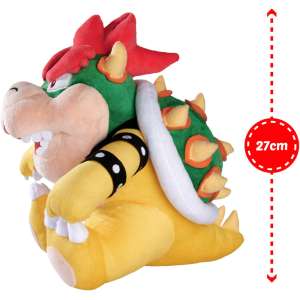 NINTENDO 109231532 PELUCHE SUPER MARIO BOWSER CM.27 , Morbido Pupazzo da Collezione, +0 mesi