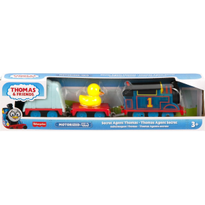 FISHER PRICE HMK03 - TRENINO THOMAS, Thomas Agente Segreto, locomotiva motorizzata - 3 ANNI+