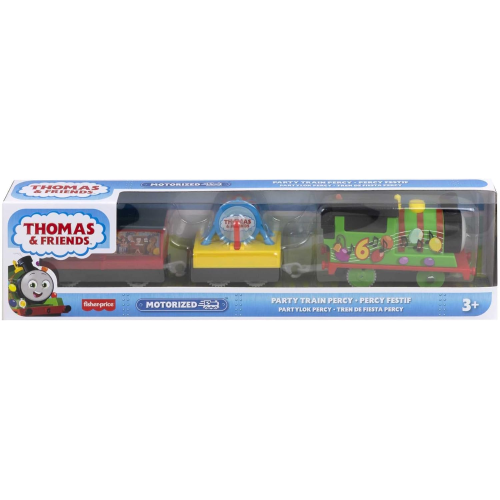 FISHER PRICE HDY72 - TRENINO THOMAS, Percy Trenino delle Feste Locomotiva Motorizzata - 3 ANNI+