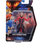 JAKKS 42398 SONIC 3 IVO ROBOTNIK,Action Figure Articolata 13 cm - per Bambini e Appassionati di Sonic Action Figure