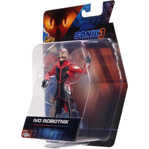 JAKKS 42398 SONIC 3 IVO ROBOTNIK,Action Figure Articolata 13 cm - per Bambini e Appassionati di Sonic Action Figure