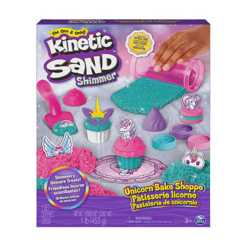 KINETIC SAND Set da Cucina Unicorno – con Accessori da 454 g per Un Gioco di Ruolo Creativo, dai 5 Anni in su
