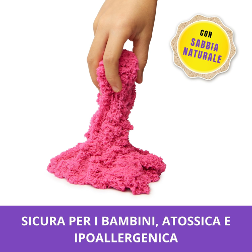 KINETIC SAND Set da Cucina Unicorno – con Accessori da 454 g per Un Gioco di Ruolo Creativo, dai 5 Anni in su