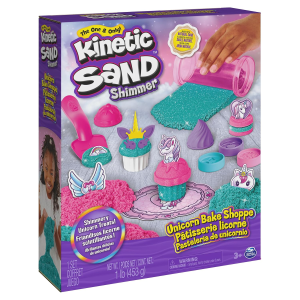 KINETIC SAND Set da Cucina Unicorno – con Accessori da 454 g per Un Gioco di Ruolo Creativo, dai 5 Anni in su