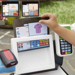 LITTLE TIKES - Il Mio 1° registratore di Cassa - Gioco d'imitazione - con Accessori e Suoni realistici - 3 Anni+