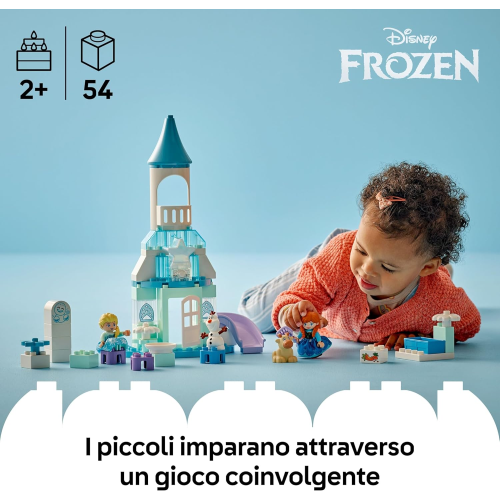 LEGO 10455 FROZEN, DUPLO ¦ Disney La Festa al Castello di Anna ed Elsa Frozen - 2 ANNI+