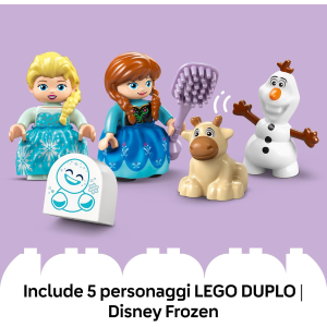 LEGO 10455 FROZEN, DUPLO ¦ Disney La Festa al Castello di Anna ed Elsa Frozen - 2 ANNI+