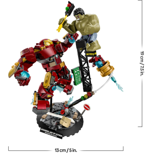 LEGO 76343 MARVEL Battaglia Epica: Hulkbuster vs. The Hulk- 9 ANNI +