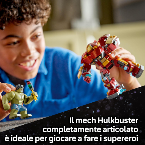 LEGO 76343 MARVEL Battaglia Epica: Hulkbuster vs. The Hulk- 9 ANNI +