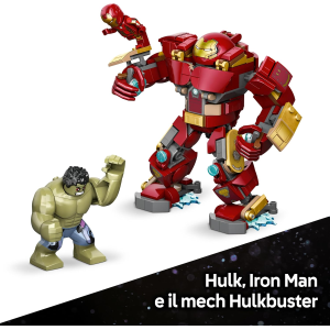 LEGO 76343 MARVEL Battaglia Epica: Hulkbuster vs. The Hulk- 9 ANNI +