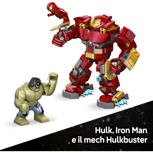 LEGO 76343 MARVEL Battaglia Epica: Hulkbuster vs. The Hulk- 9 ANNI +
