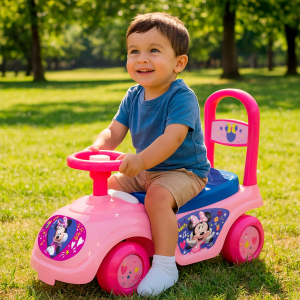 PRIMIPASSI CAVALCABILE MINNIE CON con volante conn gioco telefono removibile- 35726 - 1 ANNO+