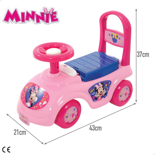 PRIMIPASSI CAVALCABILE MINNIE CON con volante conn gioco telefono removibile- 35726 - 1 ANNO+