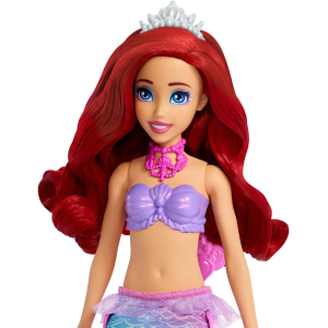 MATTEL JBF86 DISNEY PRINCESS ARIEL,e la Specchiera Magica, set bambola con coda da sirena rimovibile e specchiera - 3 ANNI+