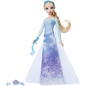 MATTEL JBG59 FROZEN ELSA SPIN & REVEAL, set con bambola e 11 sorprese da scoprire, 5 accessori e 5 adesivi - 3 ANNI+