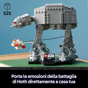 LEGO 75440 STAR WARS AT-AT - Kit Modellismo per Adulti da Esposizione con Snowspeeder - 18 ANNI+