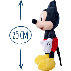 DISNEY TOPOLINO PELUCHE 25 CM. -ORIGINALE DISNEY - LICENZA UFFICIALE - 6315870225 - 0 MESI+