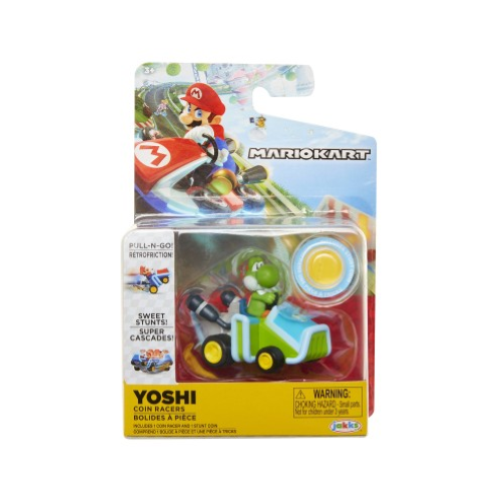 NINTENDO 69281 - SUPER MARIO KART -  YOSHI CON MONETA CM.6 - 3 ANNI+