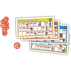 CLEMENTONI 81643  TOMBOLA SMORFIA 48 CARTELLE con Panariello, Numeri in Legno, Tutta la Famiglia, 2-10 Giocatori, Made in Italy