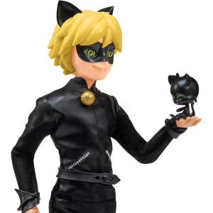 LADYBUG MIRACULOUS, PERSONAGGIO CAT NOIR 26 CM. ACTION FIGURE - 4 ANNI+