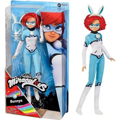 LADYBUG MIRACULOUS, PERSONAGGIO BUNNYX 26 CM. ACTION FIGURE - 4 ANNI+