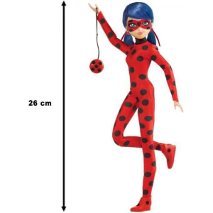 LADYBUG MIRACULOUS, PERSONAGGIO LADYBUG 26 CM. ACTION FIGURE - 4 ANNI+