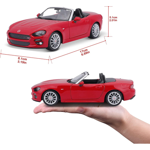 BURAGO FIAT 124 SPIDER SCALA 1/24 - 18-21083 - 3 ANNI+