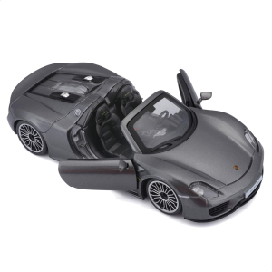 BURAGO PORSCHE 918 SPYDER SCALA 1/24 Auto in metallo, colore: grigio - 18-21076 - 3 ANNI+